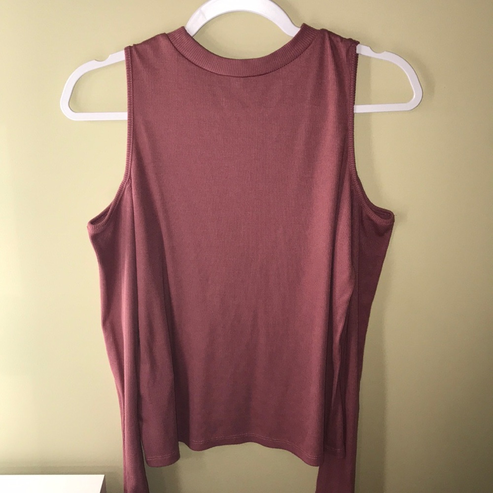 Off the shoulder Long Sleeve Shirt - Picture 3 of 3